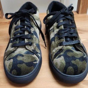 Kenneth Cole Reaction Road Sneaker Brown Camo New